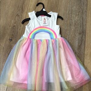 Rainbow Tulle Dress for Kids